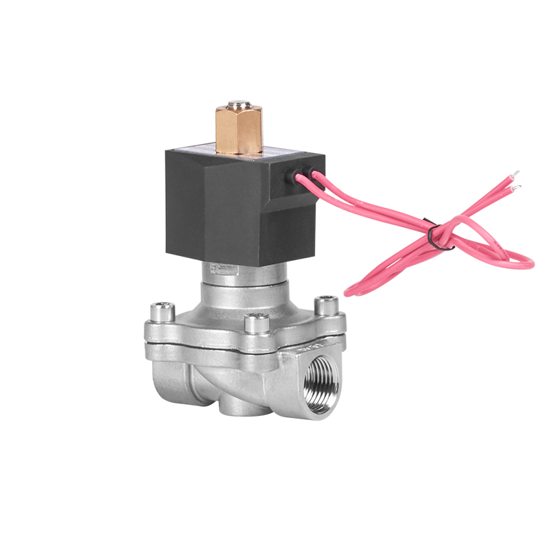 Stainless steel waterproof normally open solenoid valve